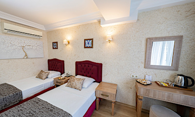 Şehir Manzaralı Standart Twin Oda 